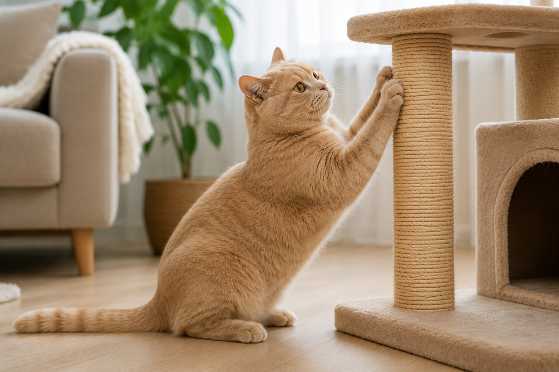 🐾 Warum Katzen gerne an Möbeln kratzen
