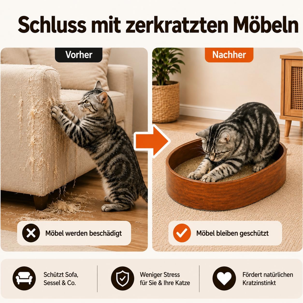 Katzen-Kratzbrett