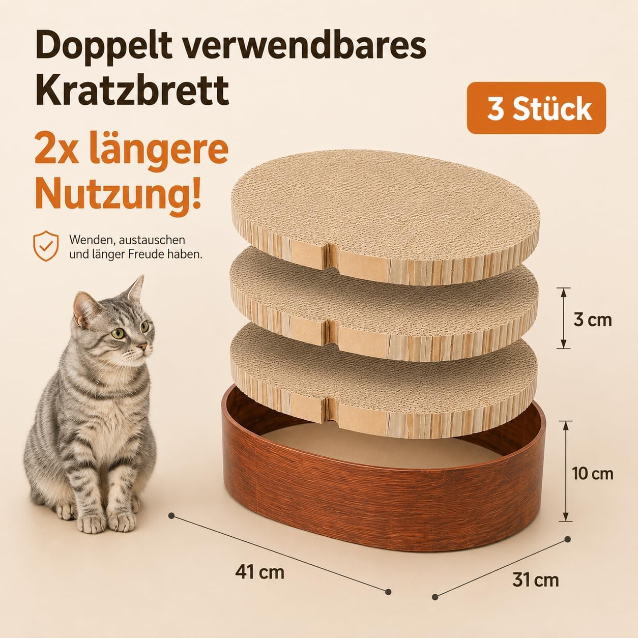 Katzen-Kratzbrett