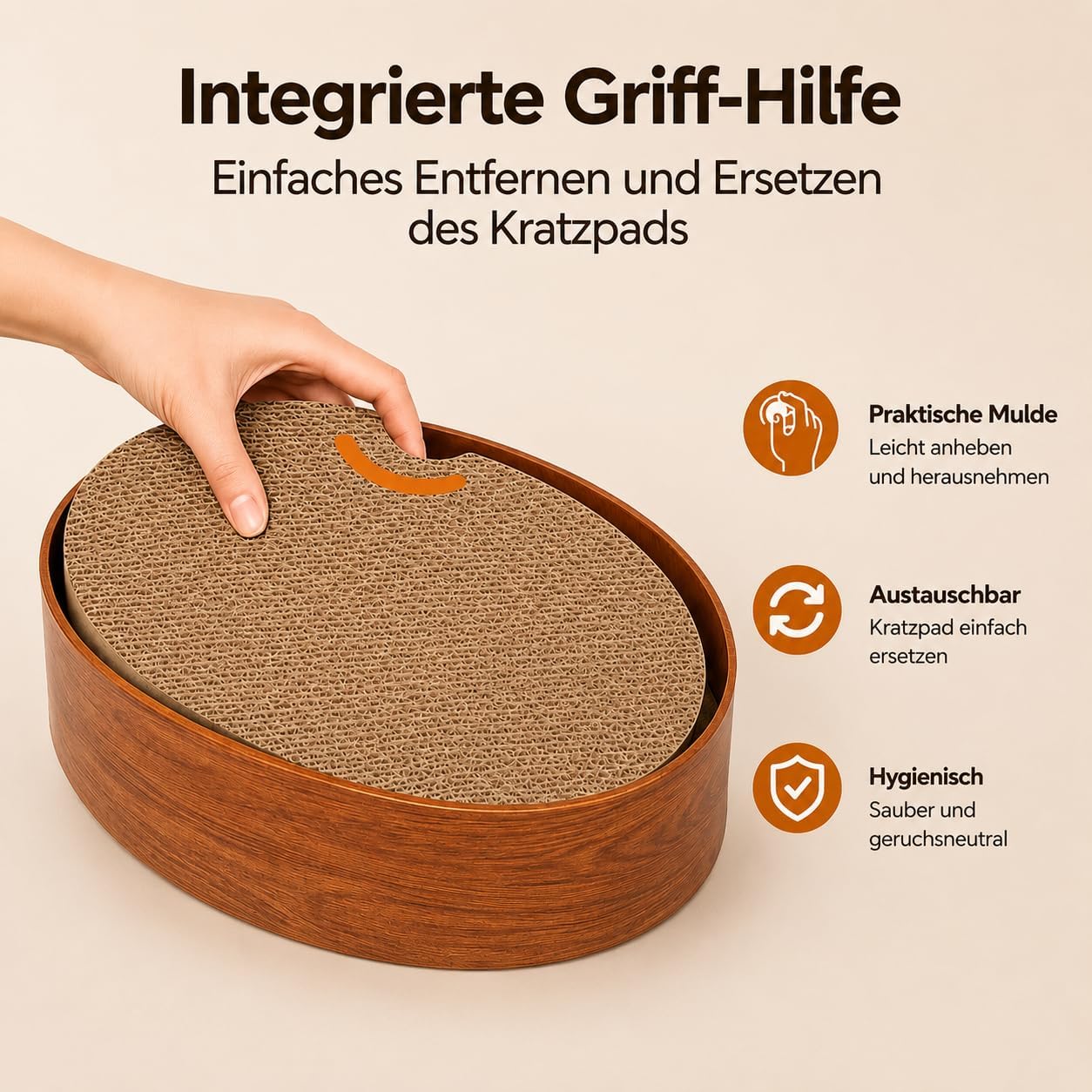 Katzen-Kratzbrett